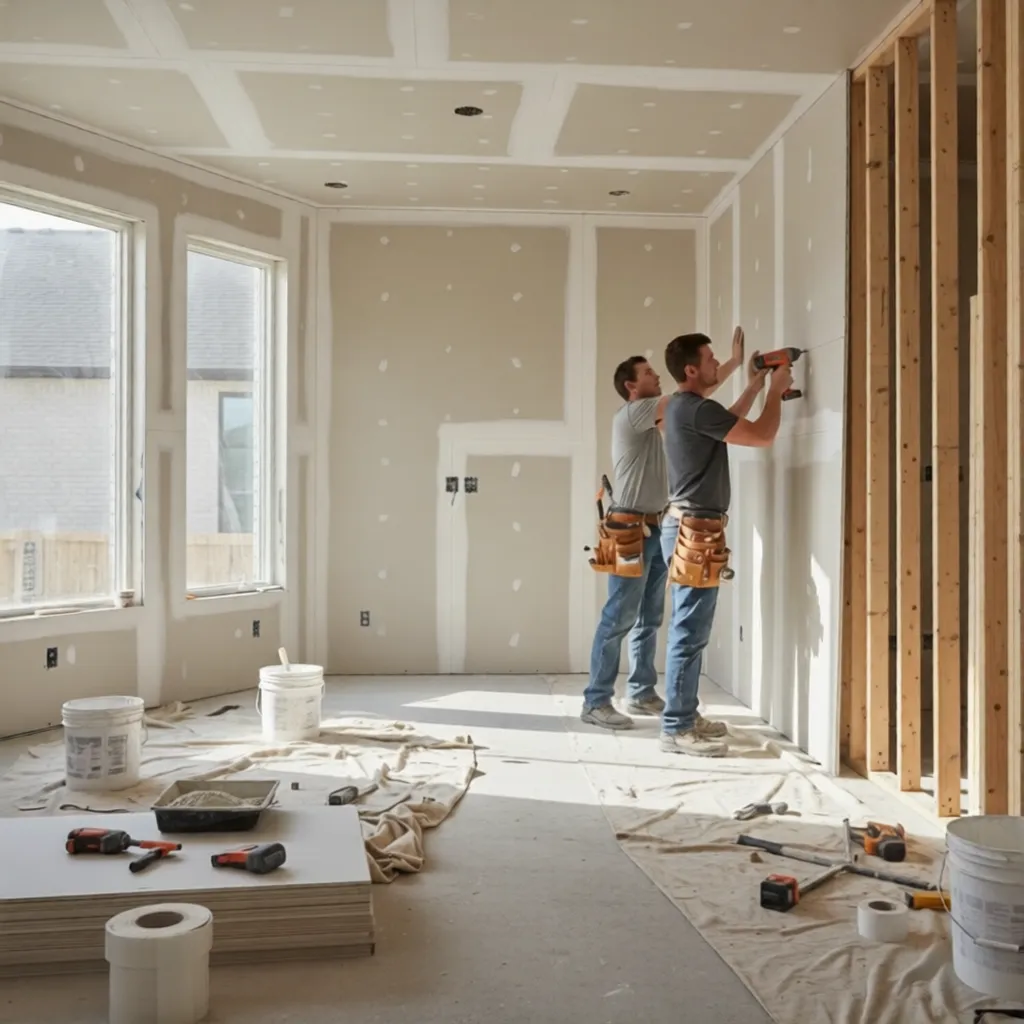Professional drywall installation in Wilmington
