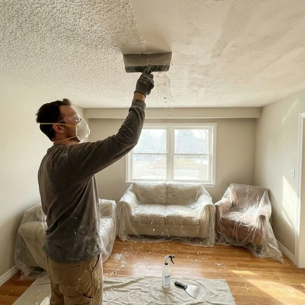 Popcorn ceiling removal in Wilmington